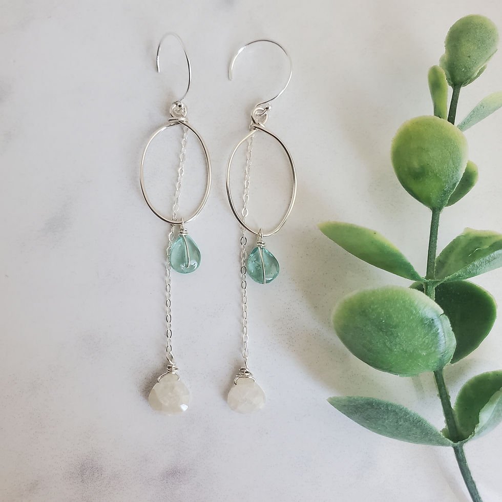 Agape Gems, handmade earrings