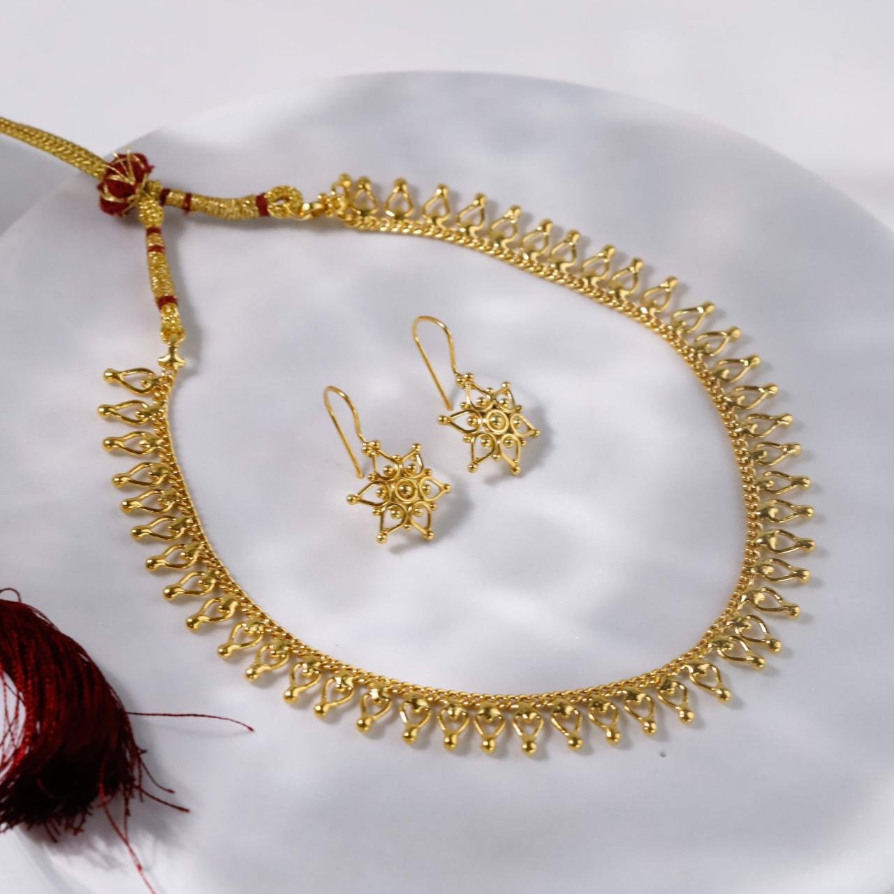 Delicate Drops Set | 92.5 Silver | 22K Gold Plated in 2025 | Plating ...