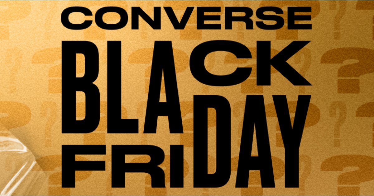 Converse Black Friday Deals | Converse UK