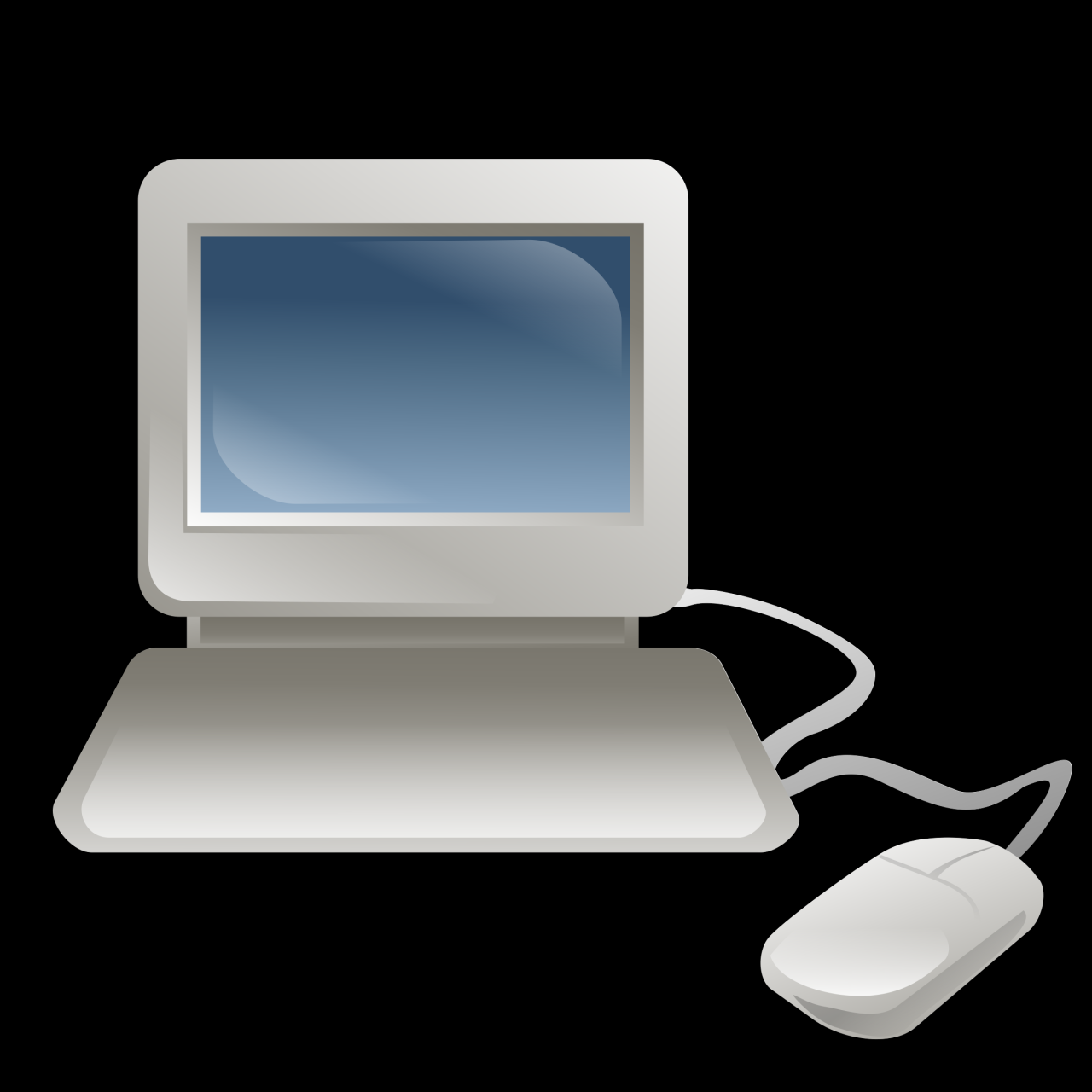 Clipart - Computer