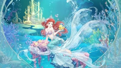 Little mermaid border clipart - Clip Art Library