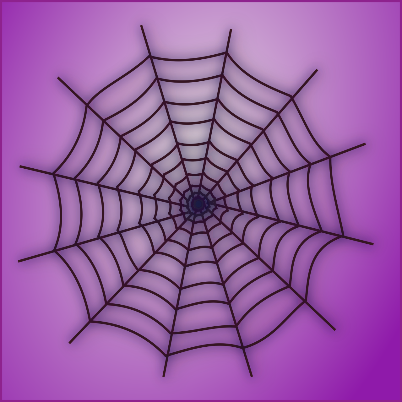 Clipart - Spider Web Icon 2