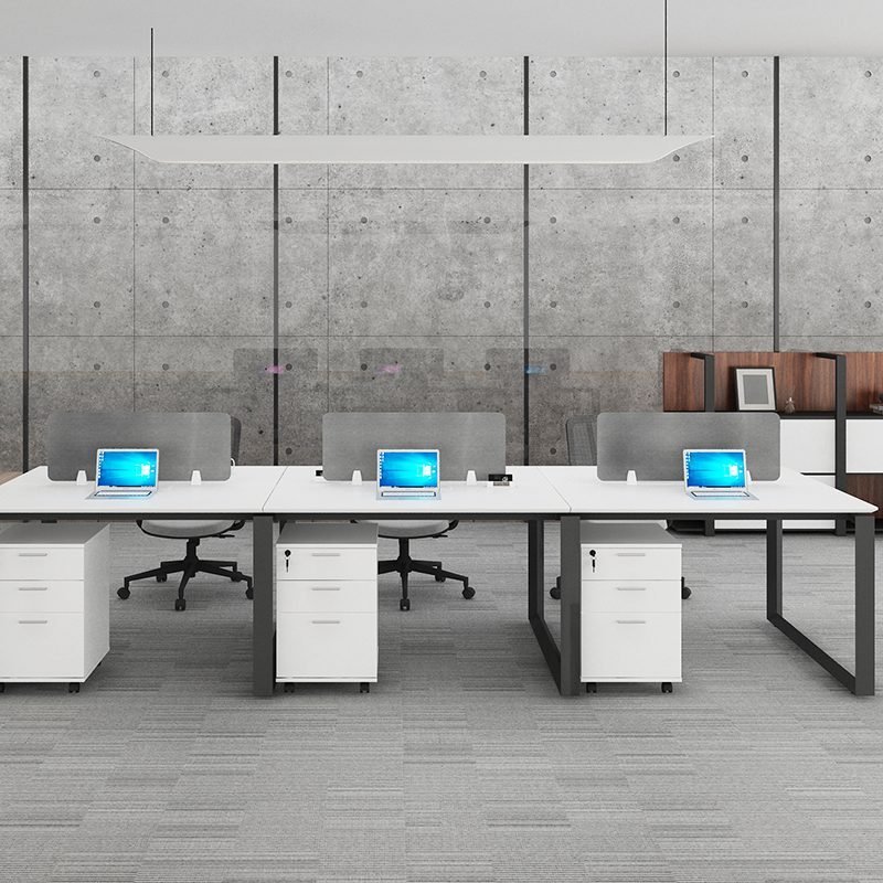 Metal Warnock Workstation 6-seater | Mige Office Furniture