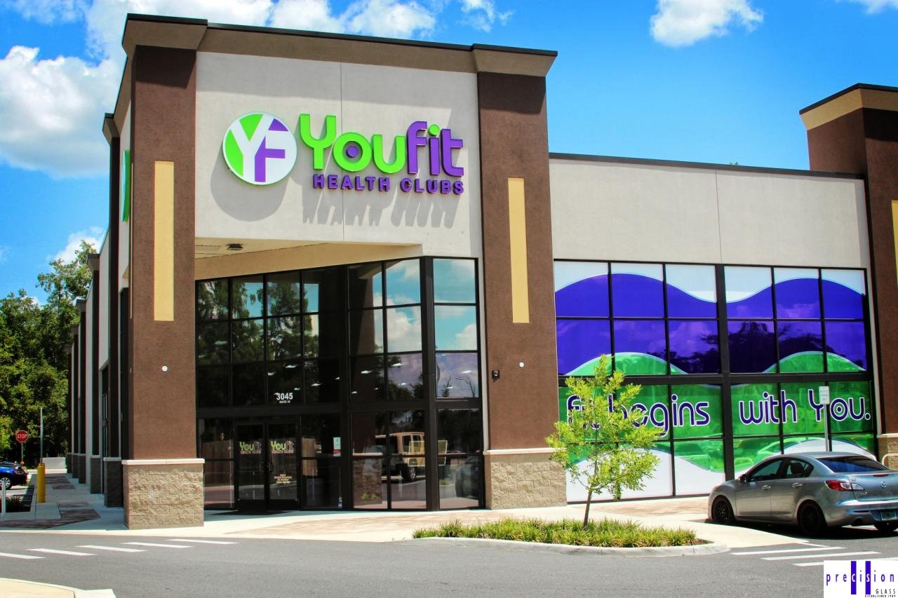 Youfit Health Clubs - Precision Glass