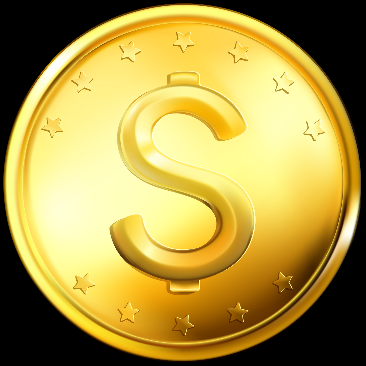 Coin PNG image transparent image download, size: 3000x3000px