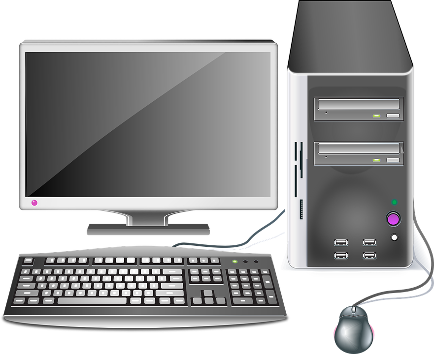 Computer Desktop Workstation · Free vector graphic on Pixabay