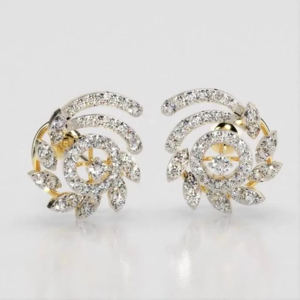 18 Out Of The Box Diamond Earrings Designs • South India Jewels 18 Out Of The Box Diamond Earrings Designs • South India Jewels