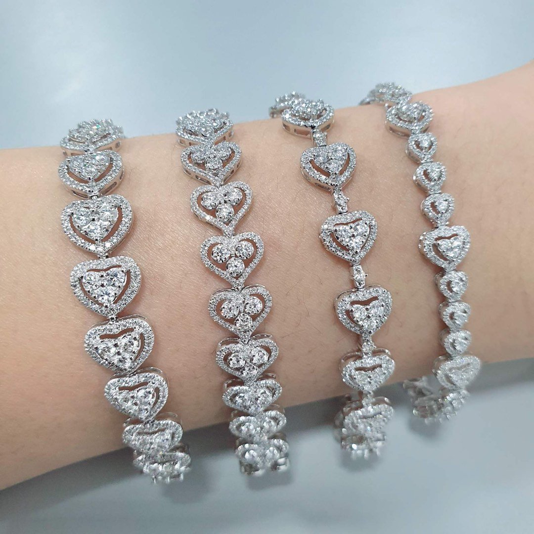 Buy Diamond Bracelets Online in India - EF-IF Diamond Jewellery
