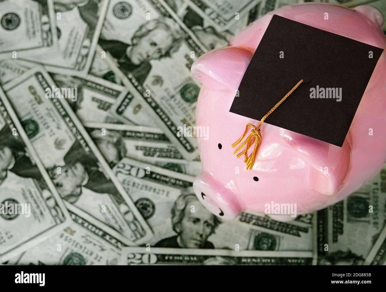 Education cost concept Stock Photo - Alamy