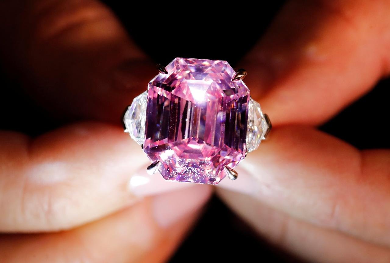 In pics: The rare pink diamond sold for a record  million - Livemint