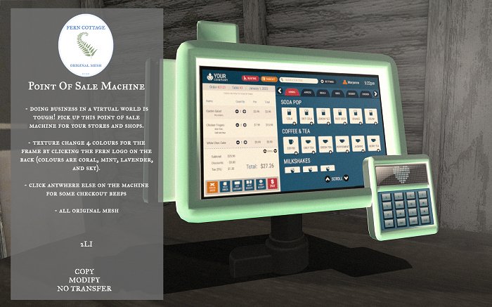 Second Life Marketplace - ^FC^ Point Of Sale Machine